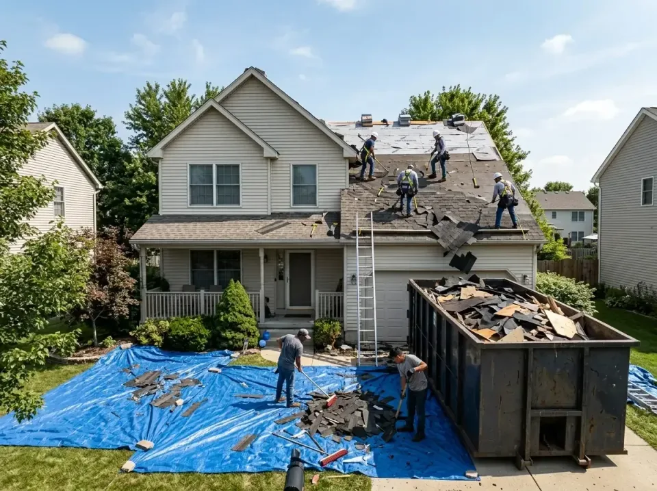 roof-replacement-debris-remova-004 — frequently asked questions, Cheapest Dumpster Rentals in Columbiana, AL
